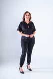 Conjunto Flórida - Malha Confort Calça e Blusa de Gola V - Naguirre Shop