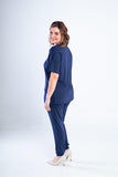Conjunto Flórida - Malha Confort Calça e Blusa de Gola V - Naguirre Shop