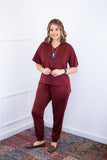 Conjunto Flórida - Malha Confort Calça e Blusa de Gola V - Naguirre Shop
