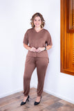 Conjunto Flórida - Malha Confort Calça e Blusa de Gola V - Naguirre Shop