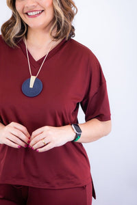 Conjunto Flórida - Malha Confort Calça e Blusa de Gola V - Naguirre Shop