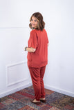 Conjunto Flórida - Malha Confort Calça e Blusa de Gola V - Naguirre Shop