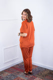 Conjunto Flórida - Malha Confort Calça e Blusa de Gola V - Naguirre Shop