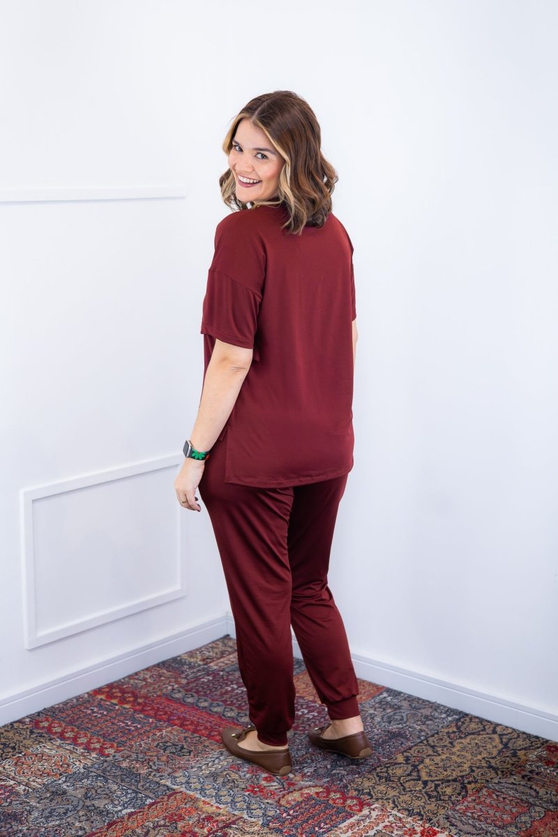 Conjunto Flórida - Malha Confort Calça e Blusa de Gola V - Naguirre Shop