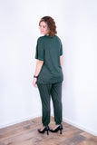 Conjunto Flórida - Malha Confort Calça e Blusa de Gola V - Naguirre Shop