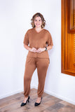 Conjunto Flórida - Malha Confort Calça e Blusa de Gola V - Naguirre Shop