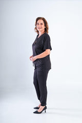 Conjunto Flórida - Malha Confort Calça e Blusa de Gola V - Naguirre Shop
