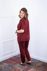 Conjunto Flórida - Malha Confort Calça e Blusa de Gola V - Naguirre Shop