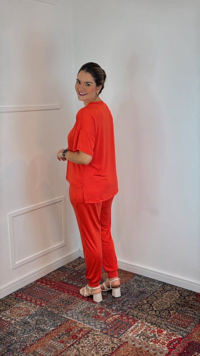 Conjunto Flórida - Malha Confort Calça e Blusa de Gola V - Naguirre Shop