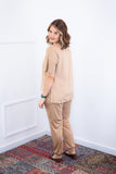 Conjunto Flórida - Malha Confort Calça e Blusa de Gola V - Naguirre Shop