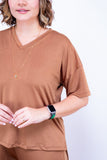 Conjunto Flórida - Malha Confort Calça e Blusa de Gola V - Naguirre Shop