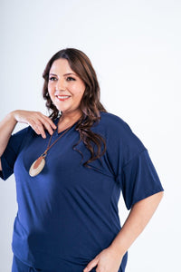 Conjunto Flórida - Malha Confort Calça e Blusa de Gola V - Naguirre Shop