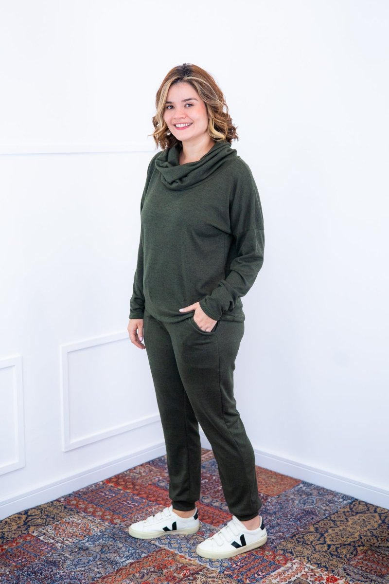 Conjunto Genebra - Lãzinha Calça e Blusa de Gola Boba - Naguirre Shop