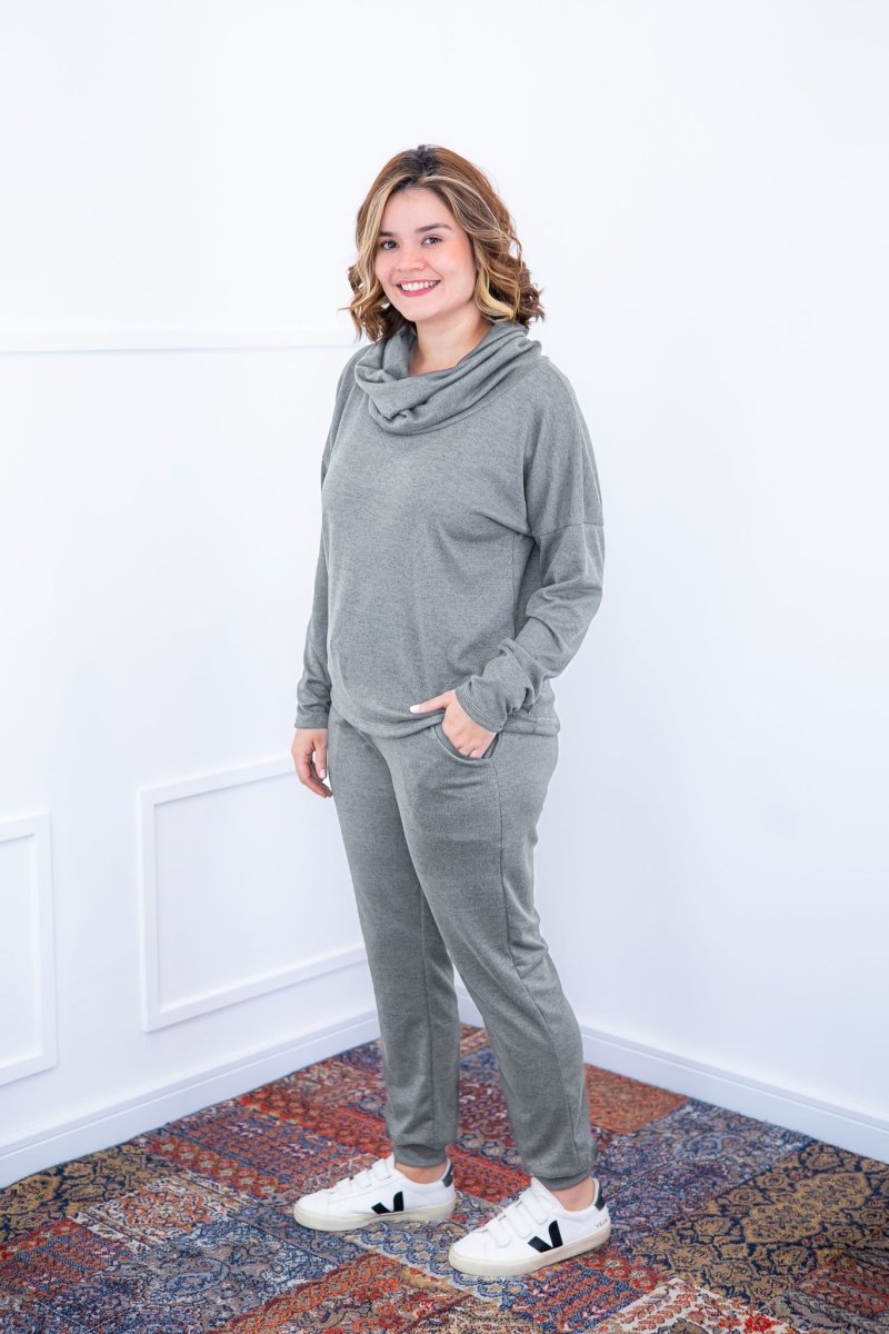 Conjunto Genebra - Lãzinha Calça e Blusa de Gola Boba - Naguirre Shop
