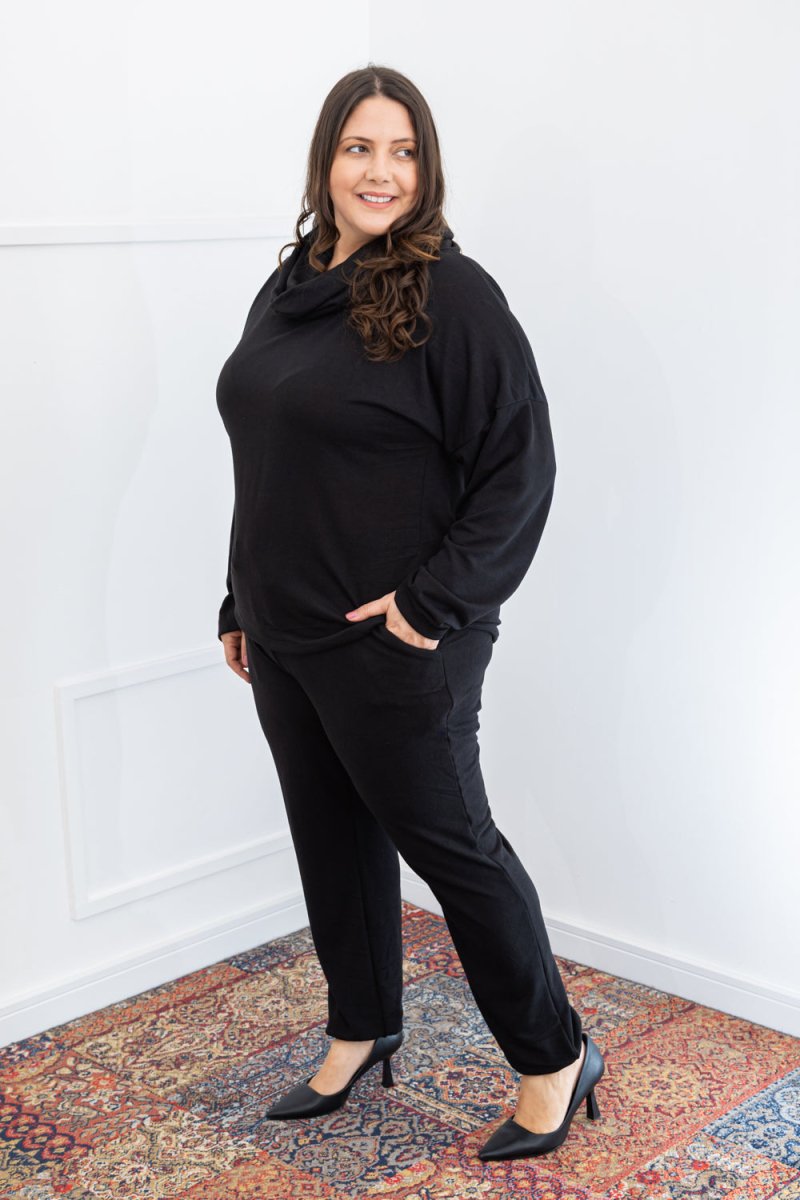Conjunto Genebra - Lãzinha Calça e Blusa de Gola Boba - Naguirre Shop