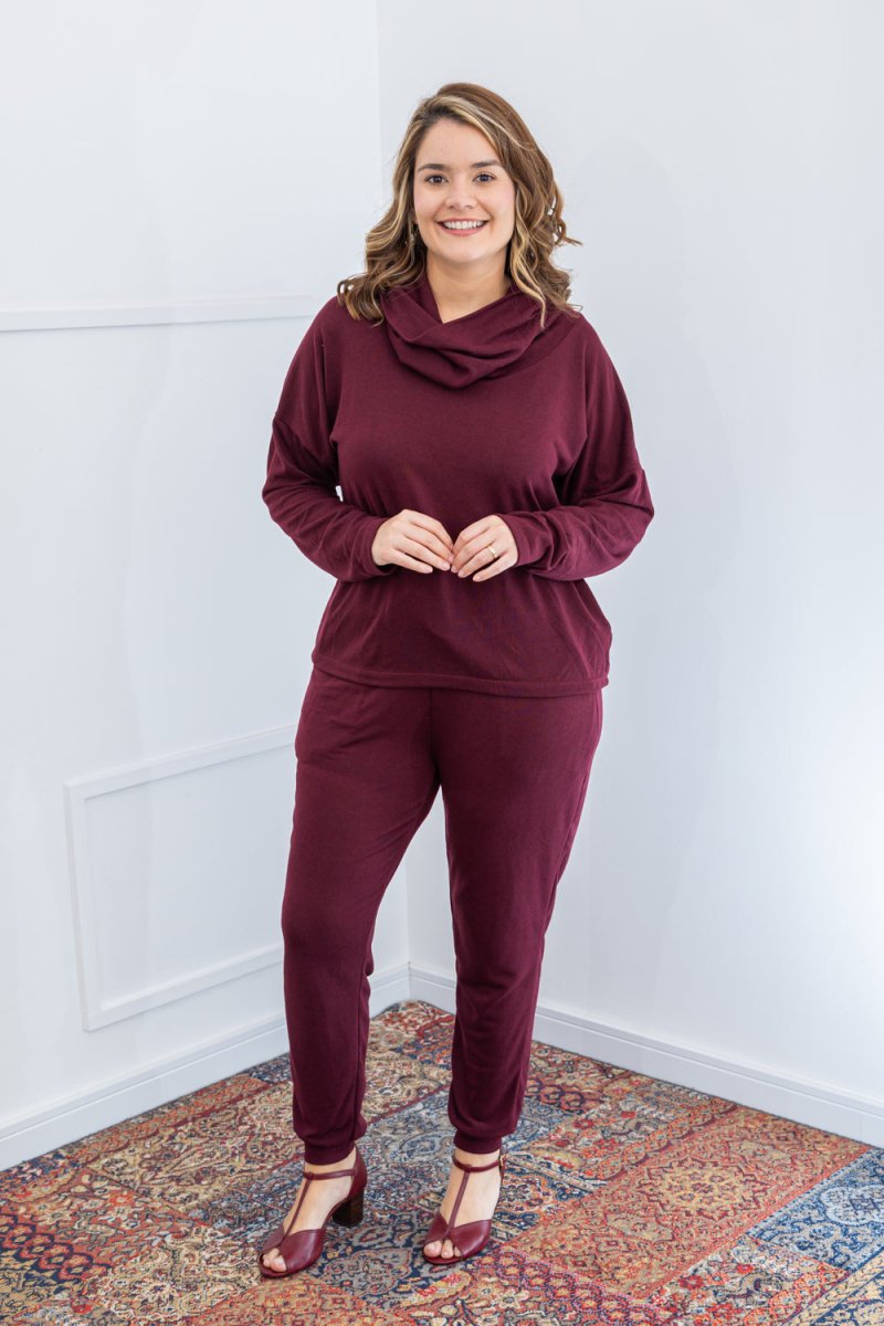 Conjunto Genebra - Lãzinha Calça e Blusa de Gola Boba - Naguirre Shop