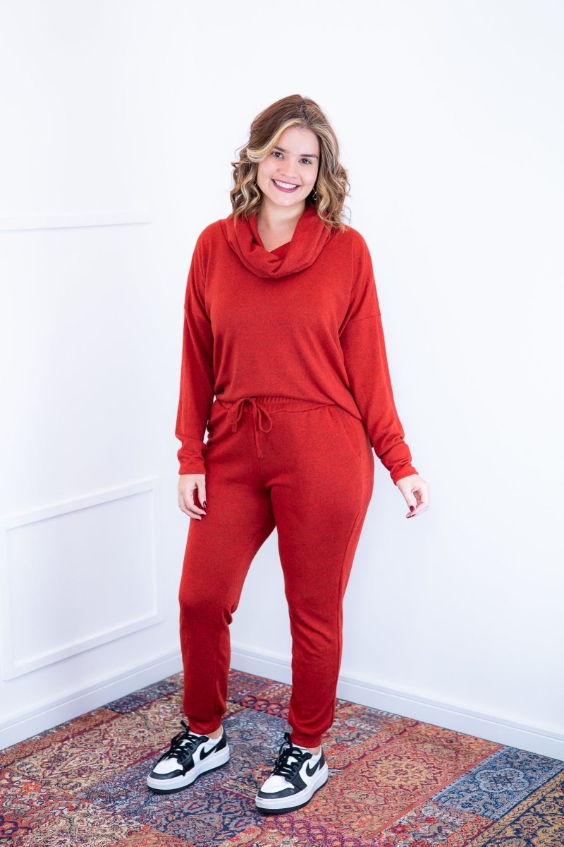 Conjunto Genebra - Lãzinha Calça e Blusa de Gola Boba - Naguirre Shop