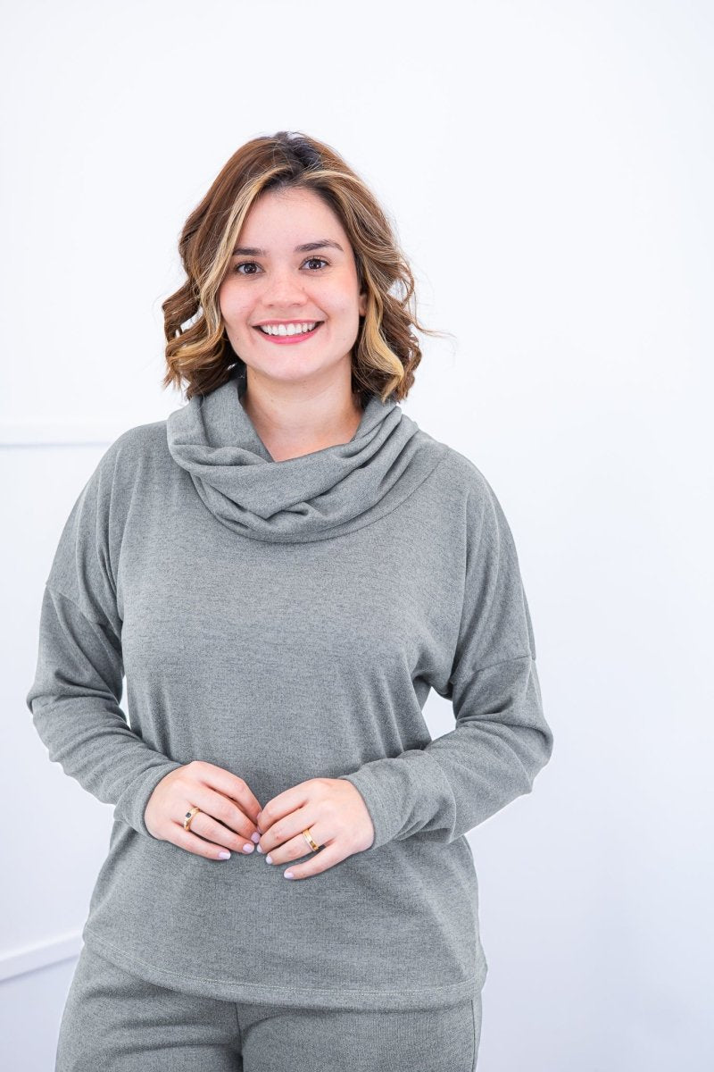 Conjunto Genebra - Lãzinha Calça e Blusa de Gola Boba - Naguirre Shop