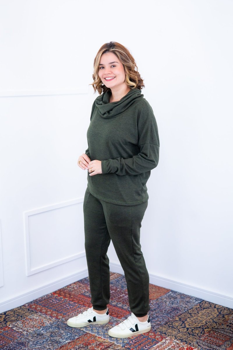 Conjunto Genebra - Lãzinha Calça e Blusa de Gola Boba - Naguirre Shop