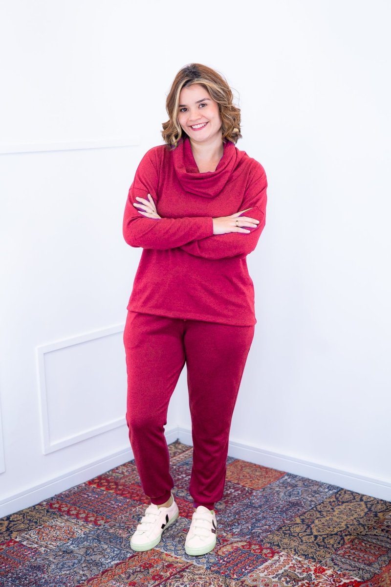 Conjunto Genebra - Lãzinha Calça e Blusa de Gola Boba - Naguirre Shop