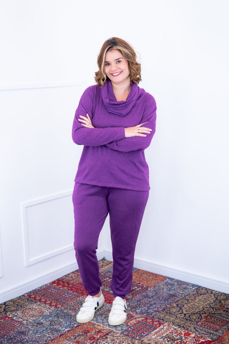 Conjunto Genebra - Lãzinha Calça e Blusa de Gola Boba - Naguirre Shop