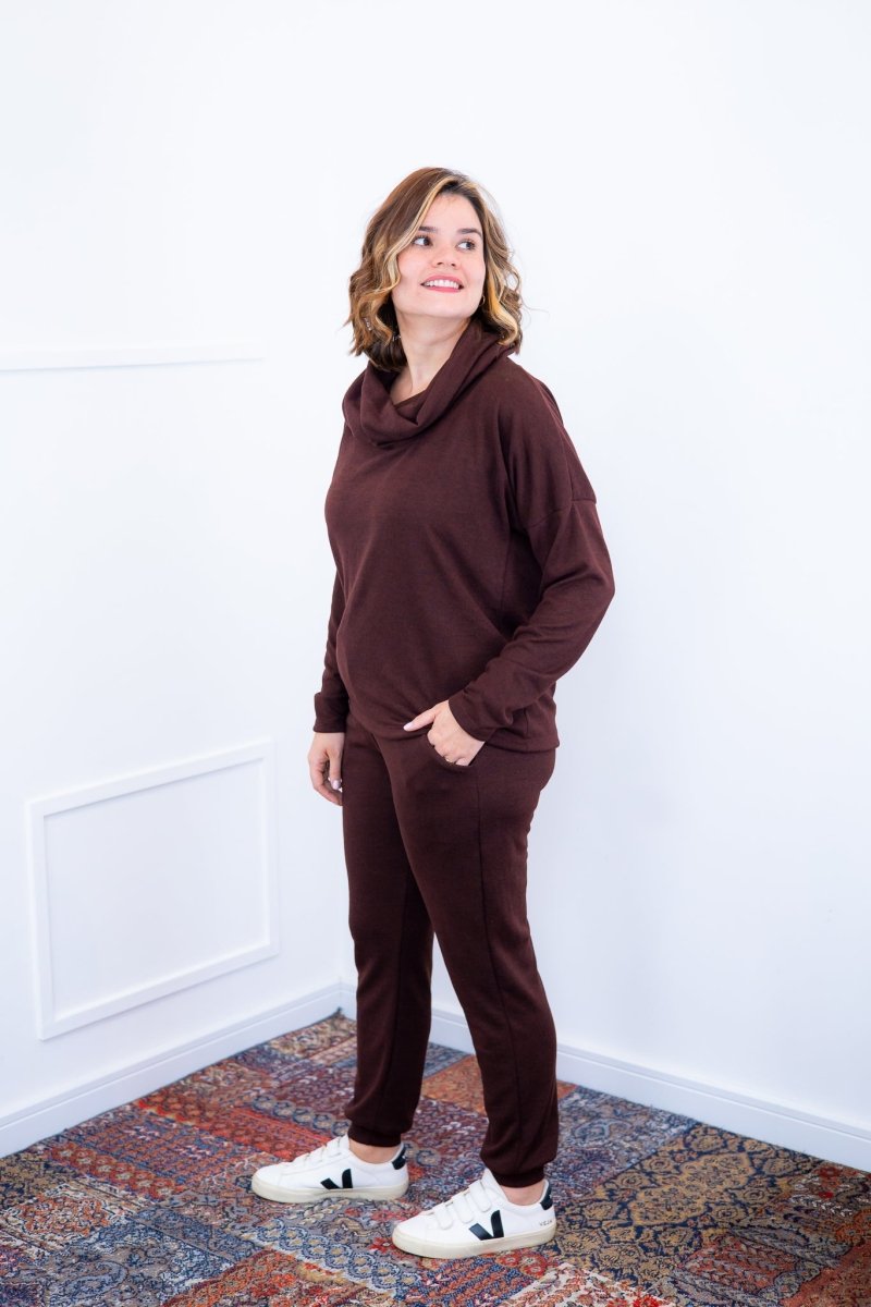 Conjunto Genebra - Lãzinha Calça e Blusa de Gola Boba - Naguirre Shop