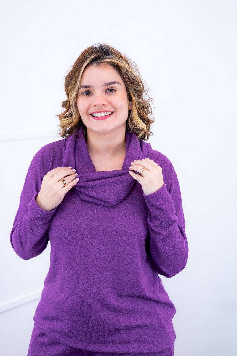 Conjunto Genebra - Lãzinha Calça e Blusa de Gola Boba - Naguirre Shop