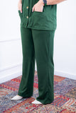 Conjunto Itália - Em Malha Canelada com Colete de Botões e Calça Pantalona - Naguirre Shop