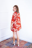 Conjunto Kimono Dora - Oversized Estampado e Bermuda em Crepe - Naguirre Shop
