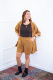 Conjunto Kimono Dora - Oversized Estampado e Bermuda em Crepe - Naguirre Shop