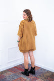 Conjunto Kimono Dora - Oversized Estampado e Bermuda em Crepe - Naguirre Shop