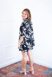 Conjunto Kimono Dora - Oversized Estampado e Bermuda em Crepe - Naguirre Shop