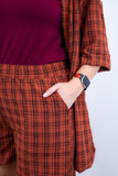 Conjunto Kimono Dora - Oversized Estampado e Bermuda em Crepe - Naguirre Shop