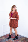 Conjunto Kimono Dora - Oversized Estampado e Bermuda em Crepe - Naguirre Shop