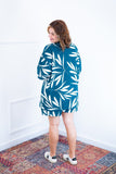 Conjunto Kimono Dora - Oversized Estampado e Bermuda em Crepe - Naguirre Shop