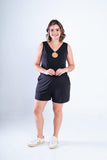 Conjunto Olivia - Bermudinha e Blusa Regata em Malha Confort - Naguirre Shop