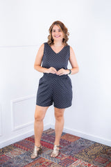 Conjunto Olivia - Bermudinha e Blusa Regata em Malha Confort - Naguirre Shop