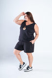 Conjunto Olivia - Bermudinha e Blusa Regata em Malha Confort - Naguirre Shop