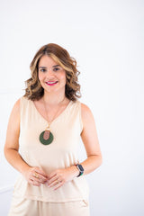 Conjunto Olivia - Bermudinha e Blusa Regata em Malha Confort - Naguirre Shop