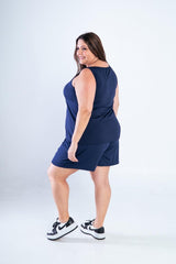 Conjunto Olivia - Bermudinha e Blusa Regata em Malha Confort - Naguirre Shop