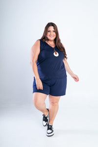 Conjunto Olivia na cor Azul Marinho, foto 3 de 4