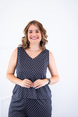 Conjunto Olivia - Bermudinha e Blusa Regata em Malha Confort - Naguirre Shop