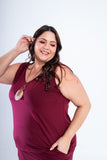 Conjunto Olivia - Bermudinha e Blusa Regata em Malha Confort - Naguirre Shop