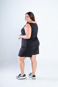 Conjunto Olivia - Bermudinha e Blusa Regata em Malha Confort - Naguirre Shop