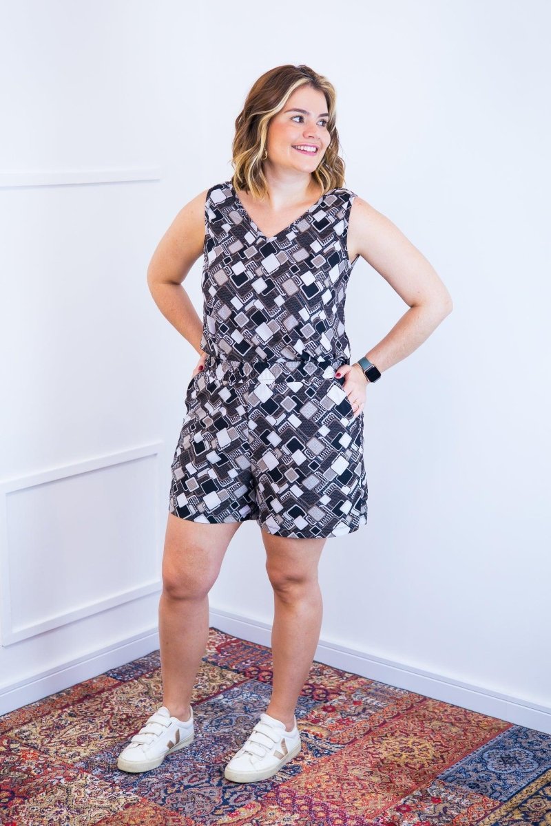 Conjunto Olivia - Bermudinha e Blusa Regata em Malha Confort BF - Naguirre Shop