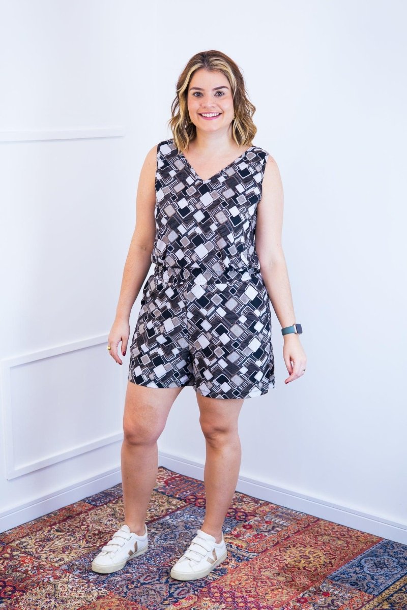 Conjunto Olivia - Bermudinha e Blusa Regata em Malha Confort BF - Naguirre Shop