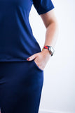 Conjunto Patrícia - Malha Canelada Gola V Pantalona - Naguirre Shop