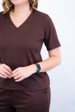 Conjunto Patrícia - Malha Canelada Gola V Pantalona - Naguirre Shop