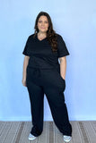 Conjunto Patrícia - Malha Canelada Gola V Pantalona - Naguirre Shop