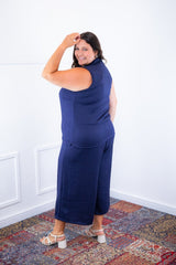 Conjunto Raquel - Blusa e Pantacourt em Linho Light - Naguirre Shop